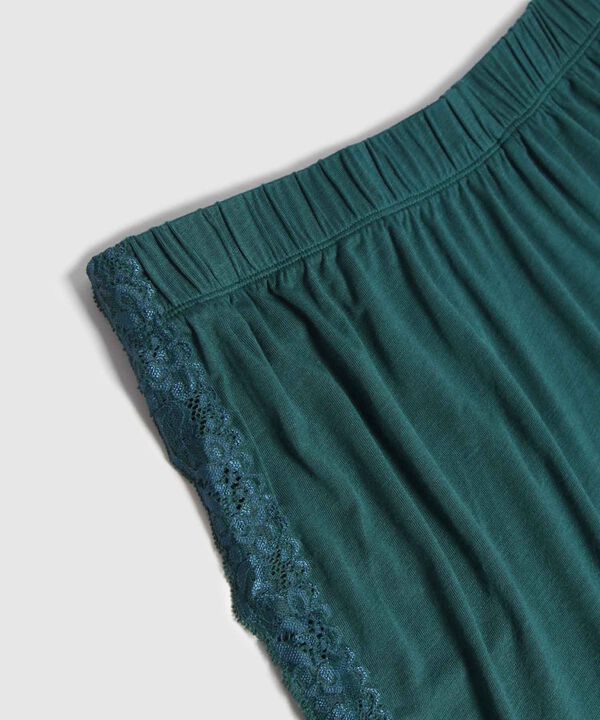 Conjunto De Pijama Unicolor Manga Corta 