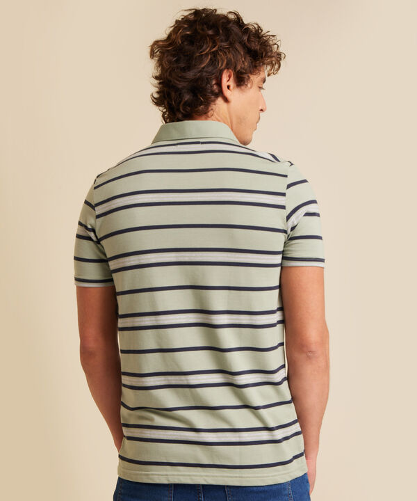 Polo Cuello Duro Rayas