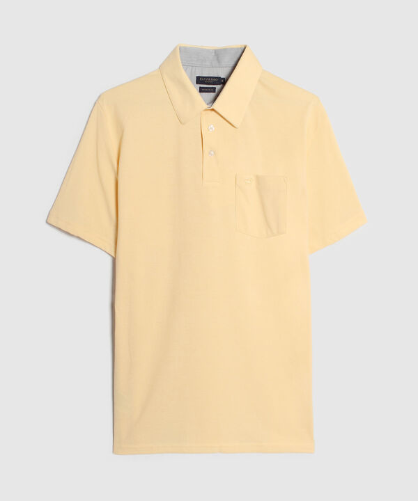 Polo Cuello Duro Con Bolsillo