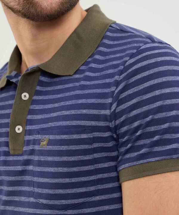 Polo A Rayas Para Hombre image number null