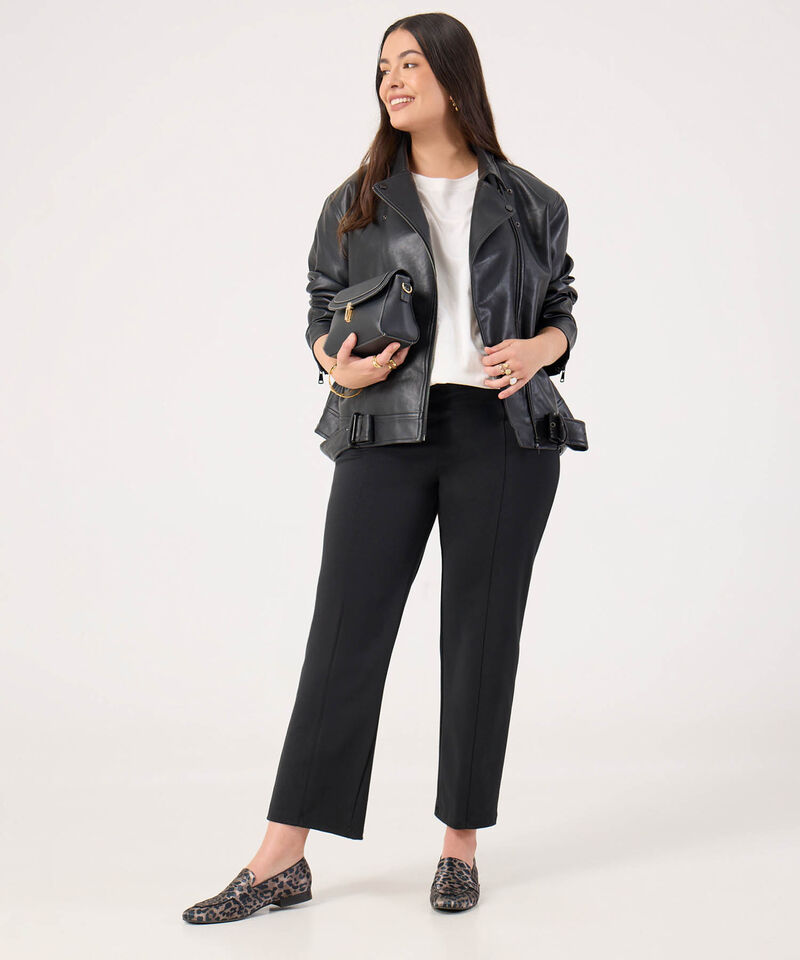 Camiseta Para Mujer Curvy Con Bordado En Frente