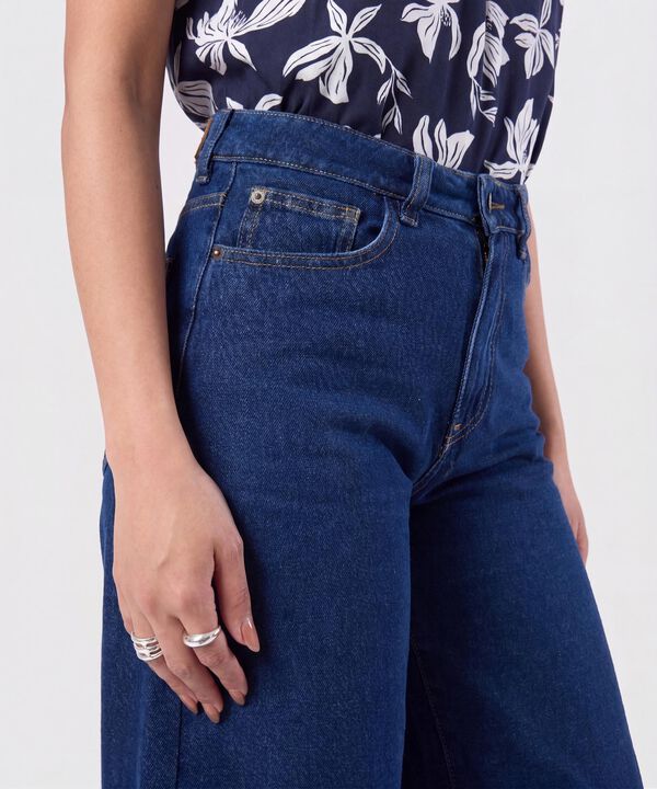 Bermudas Denim Tiro Alto Mujer