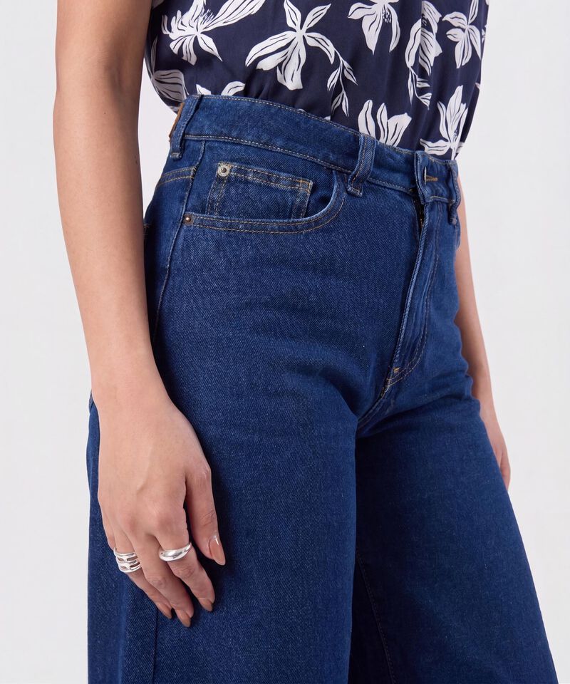 Bermudas Denim Tiro Alto Mujer