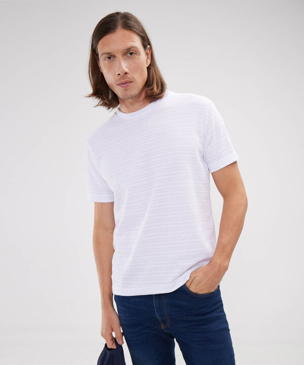 Camiseta Manga Corta Cuello Redondo image number null