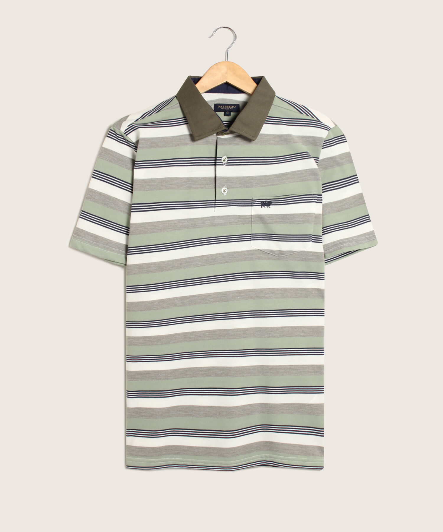 Polo Preteñida Cuello Duro