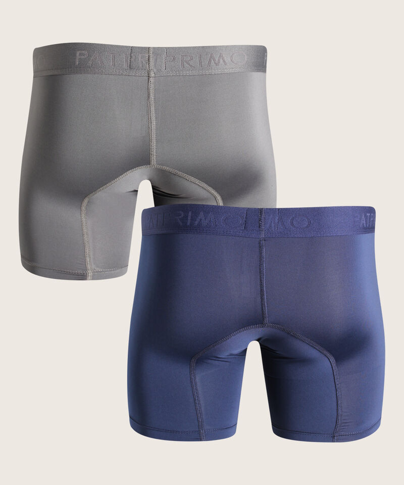 Combo Pantaloncillo X 2 Boxer Medio Microfibra Paq X2 Unicolores Igual Vte