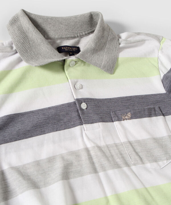 Polo , Cuello Y Puños Tejidos image number null
