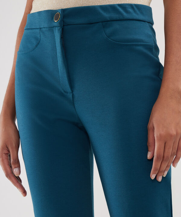 Leggins Unicolor Con Cierre Botón image number null
