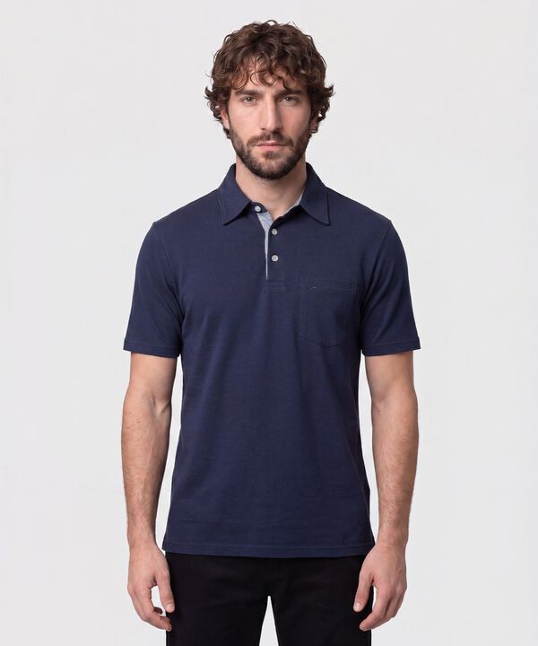 Polo Con Bolsillo De Parche Para Hombre image number null