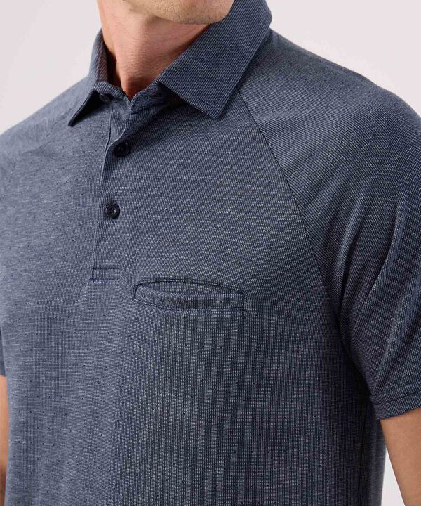 Polo Unicolor Con Bolsillo