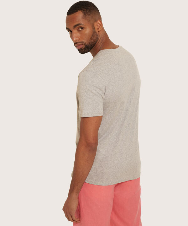 Camiseta Cuello Redondo  Con Estampado