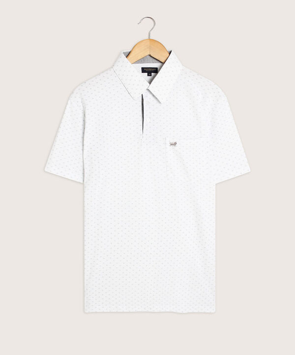 Polo Estampada Cuello Duro image number null