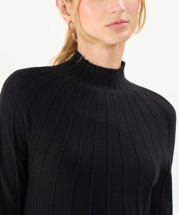 Vestido Tejido Cuello Alto image number null