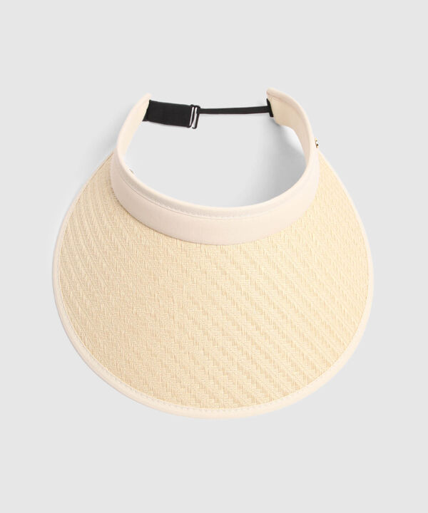 Visera Ala Curva Tejido Trenzado Sol Para Mujer image number null