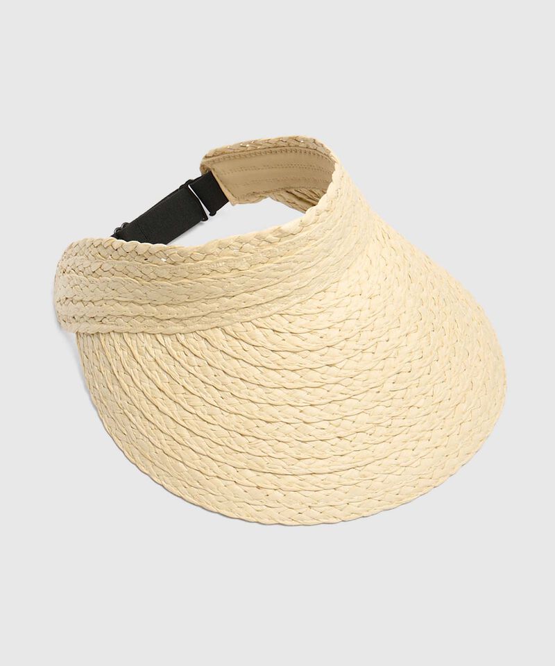 Visera Trenzada De Playa Mujer