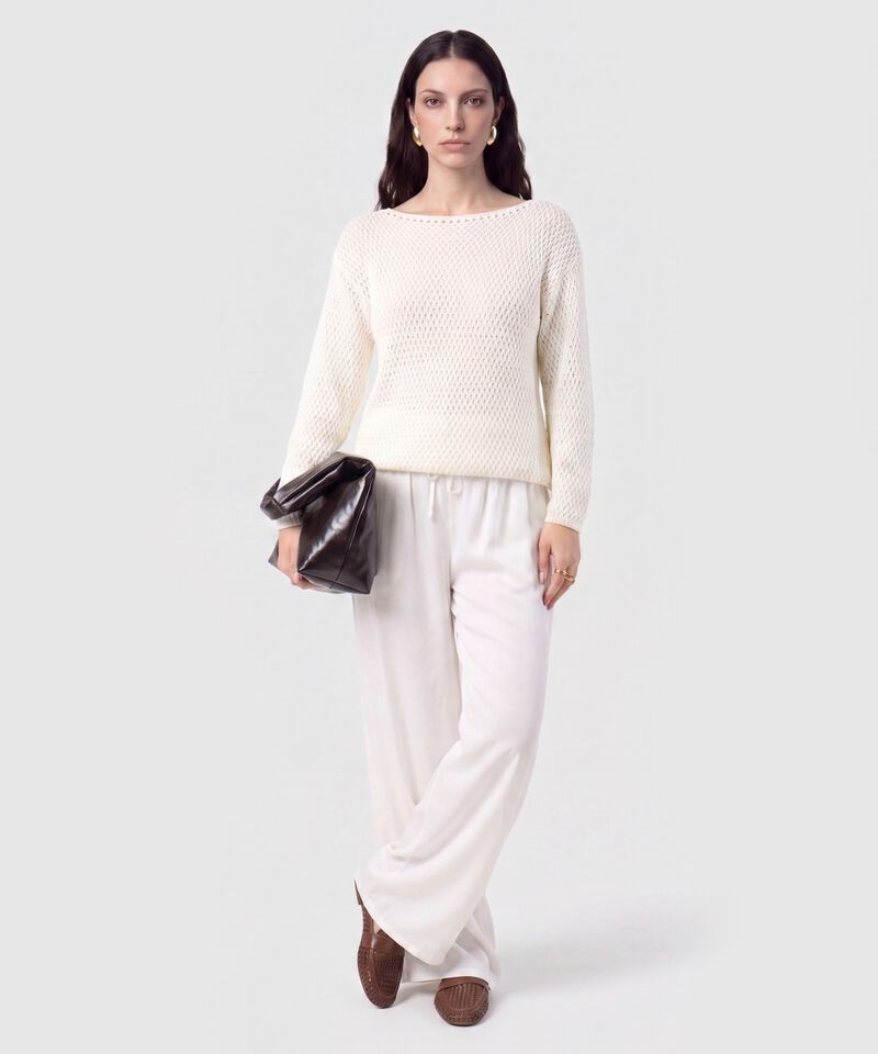 Saco de Punto Calado para Mujer