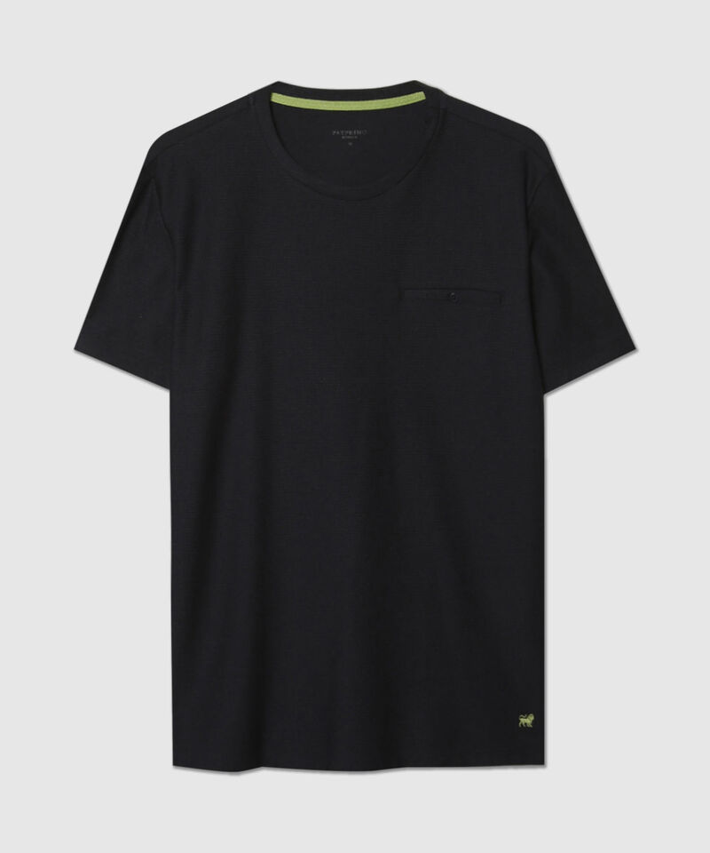 Camiseta Manga Corta Con Bolsillo