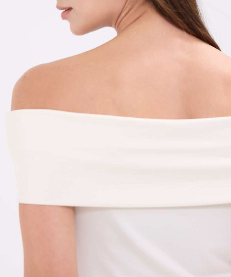 Camiseta cuello bandeja para mujer