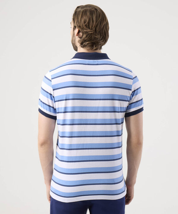 Polo Cuello Tejido Con Bolsillo Preteñida