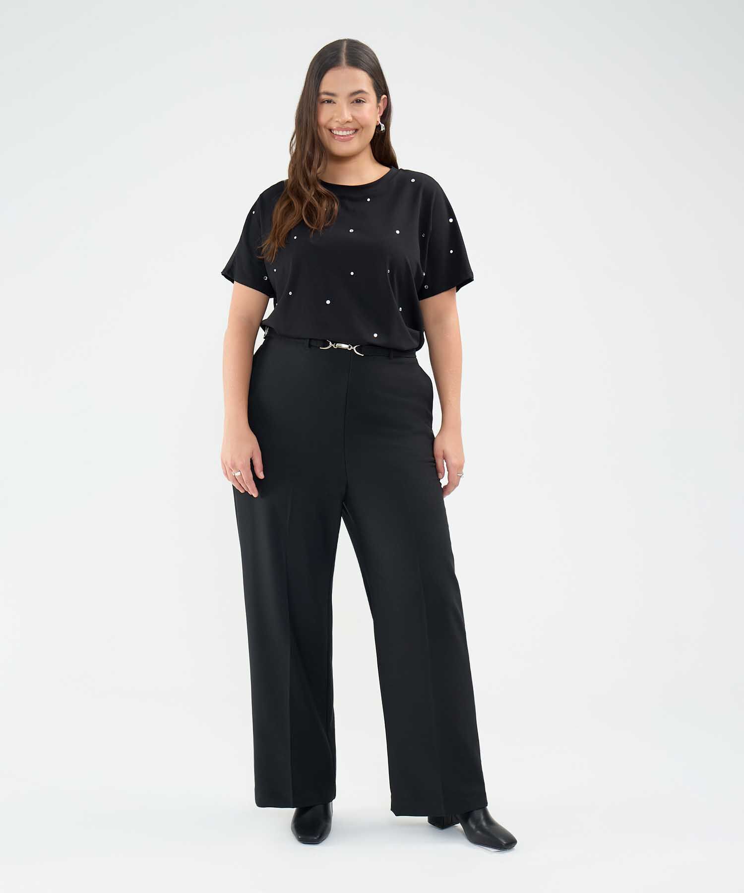 Camiseta con Pedrería