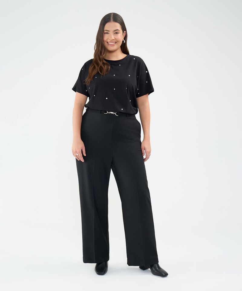 Camiseta con Pedrería