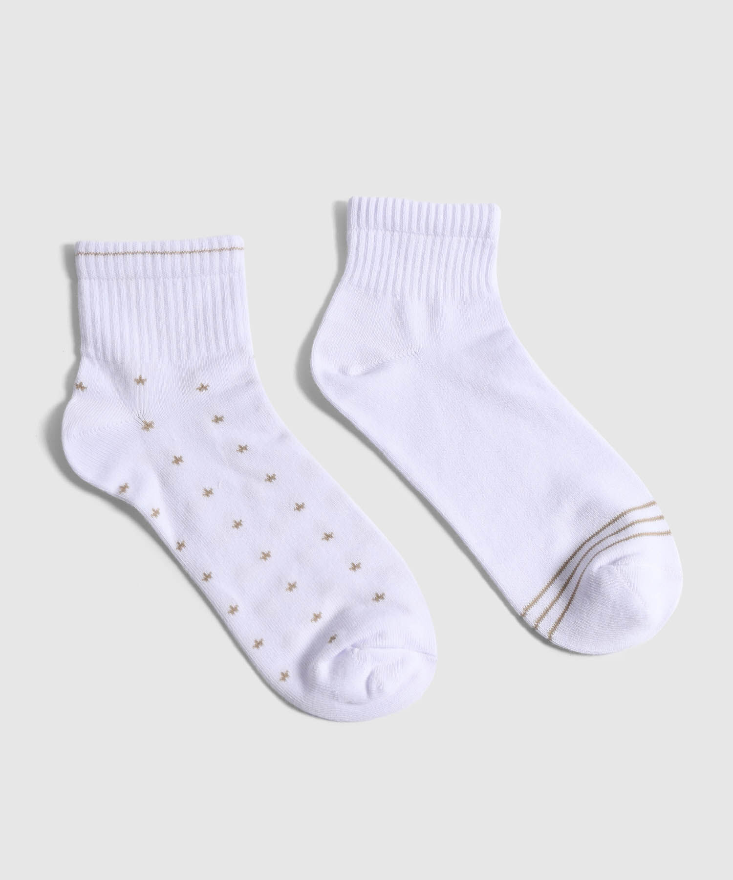 Set X2 Medias Tobilleras Soft Para Mujer