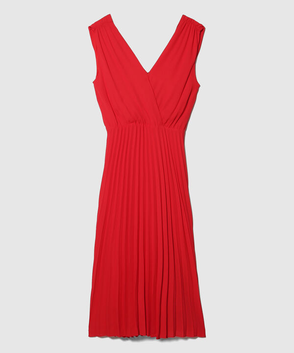 Vestido Largo Plisado