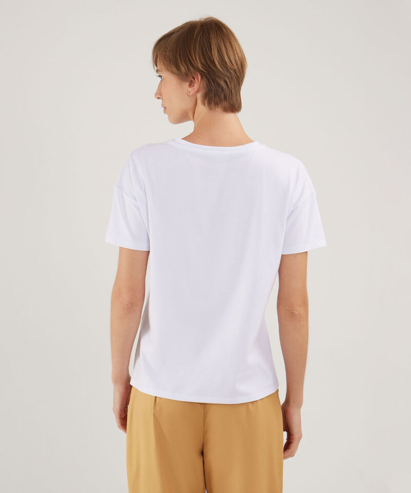 Camiseta Manga Corta Corrida Con Screen En Frente