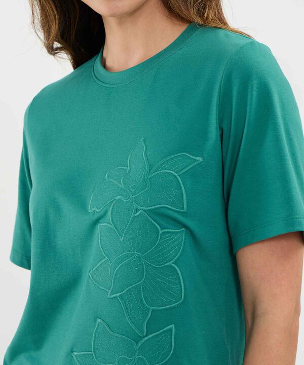 Camiseta Bordado Floral image number null