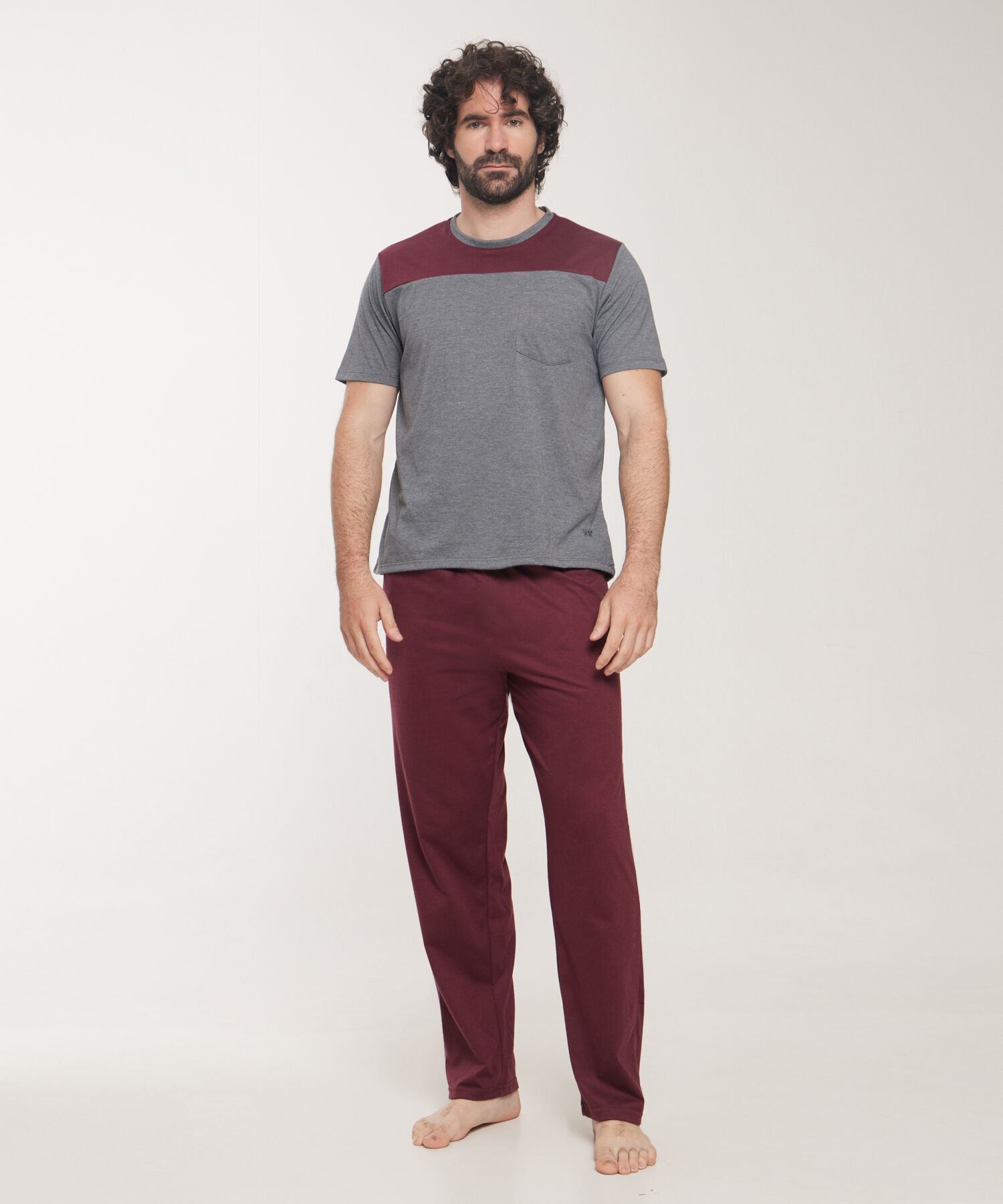 Pijama 2 Piezas Camiseta Y Pantalón