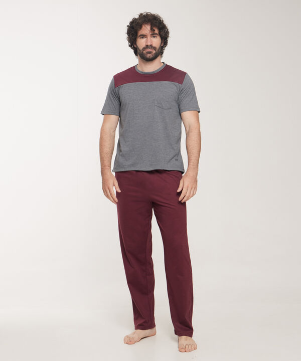 Pijama 2 Piezas Camiseta Y Pantalón image number null
