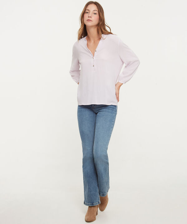 Blusa Manga 3/4 Unicolor