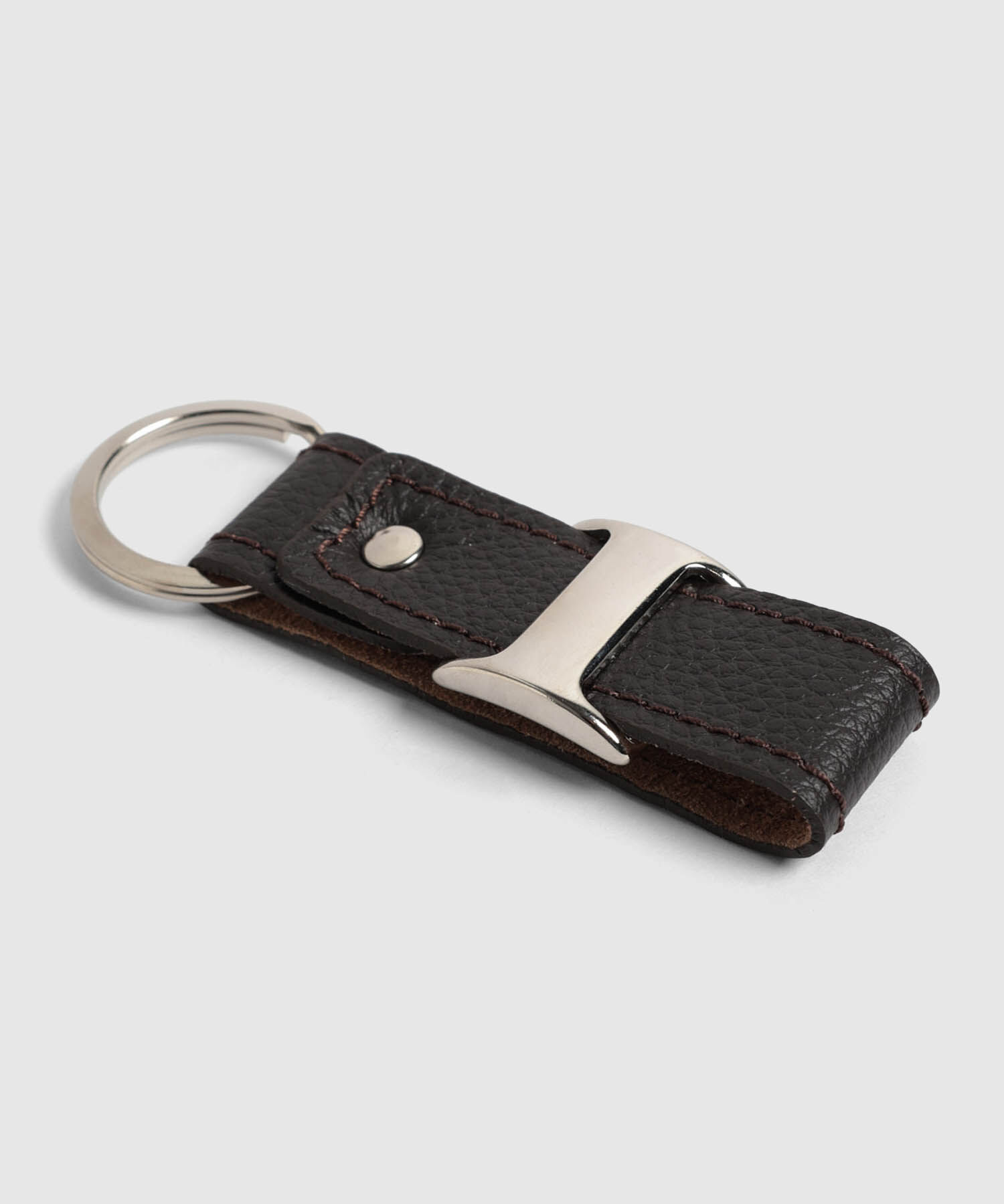 Llavero Unicolor Con Herraje Para Hombre
