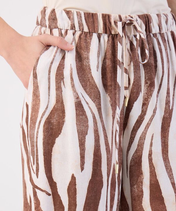 Pantalón Palazzo Estampado image number null