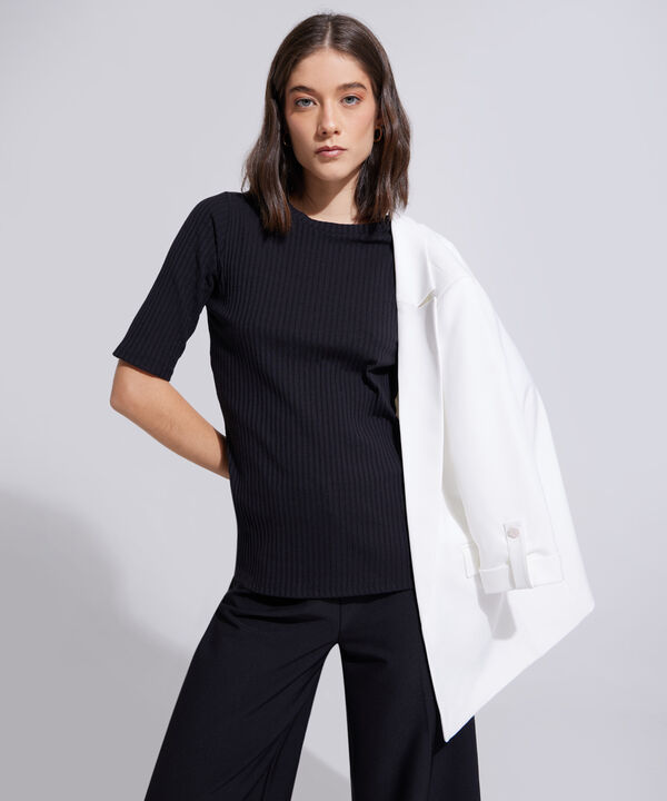 Camiseta Cuello Redondo Manga Al Codo image number null