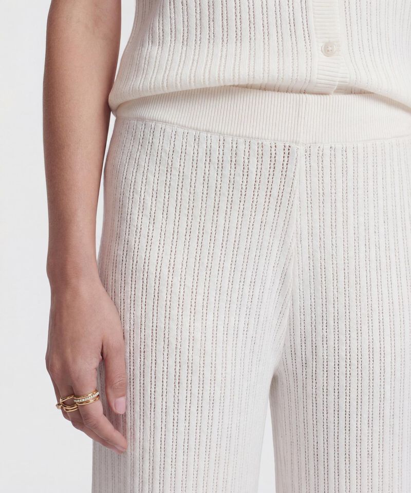 Pantal&oacute;n de Punto Acanalado para Mujer