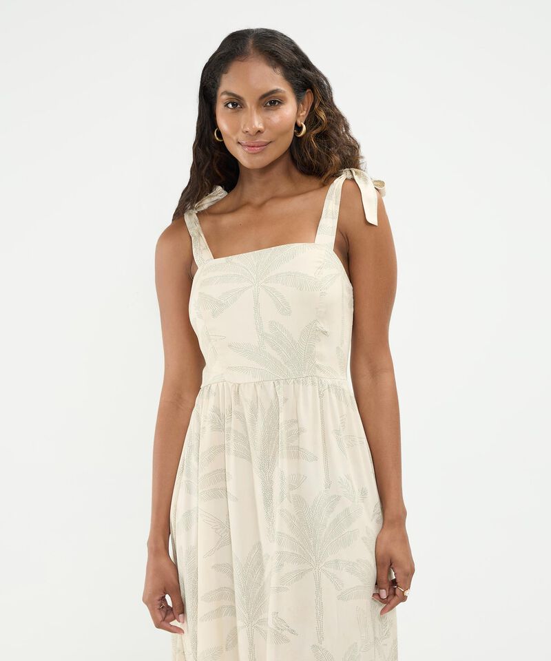 Vestido Manga Sisa Largo Para Mujer