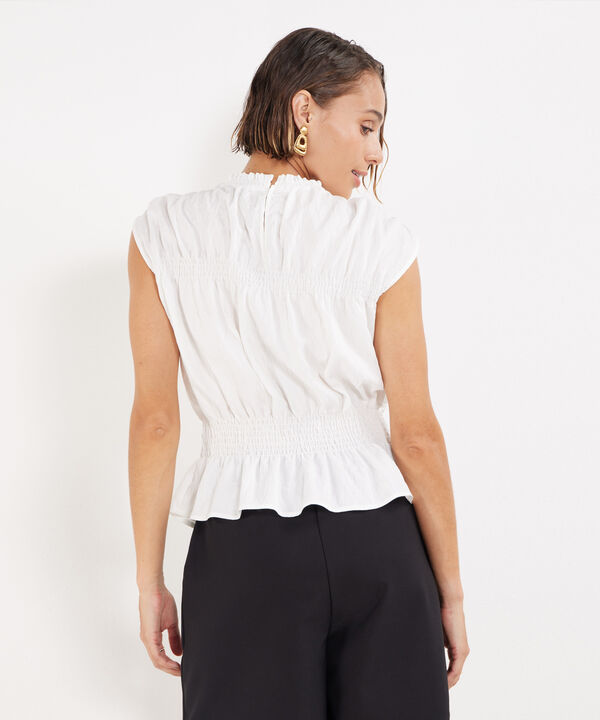 Blusa Manga Sisa Con Encauchado