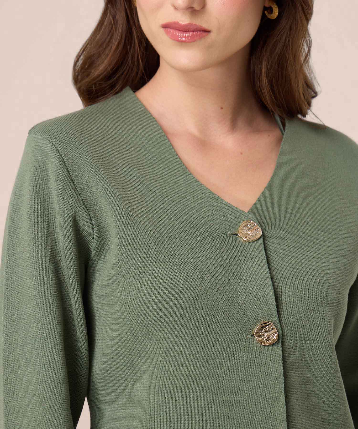 Saco C&aacute;rdigan Con Botones Joya Para Mujer