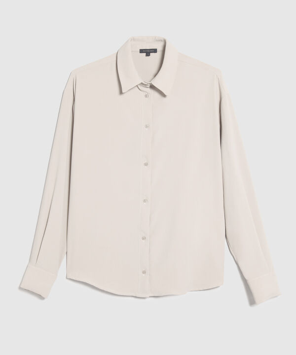 Camisa Unicolor Manga Larga