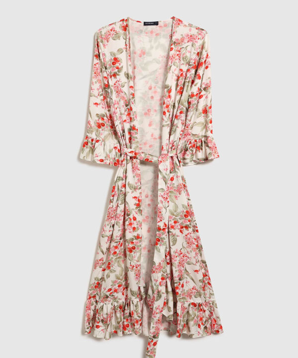 Chaqueta Kimono Estampado