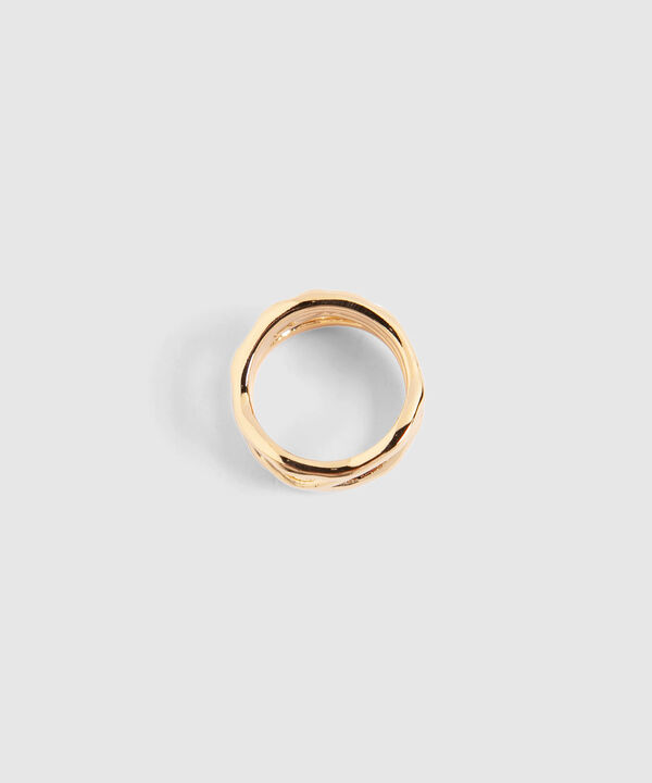 Anillo Dorado en Espiral  image number null