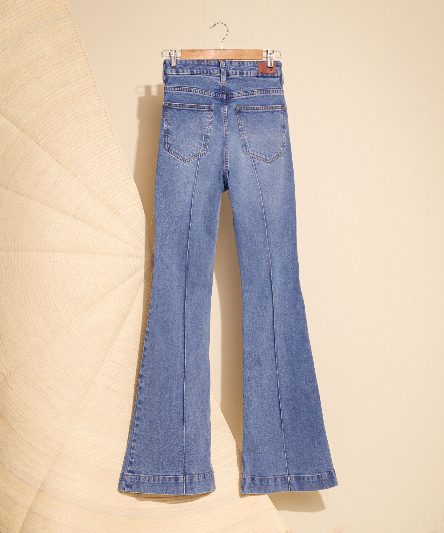 Jean Tipo Flare Con Vena