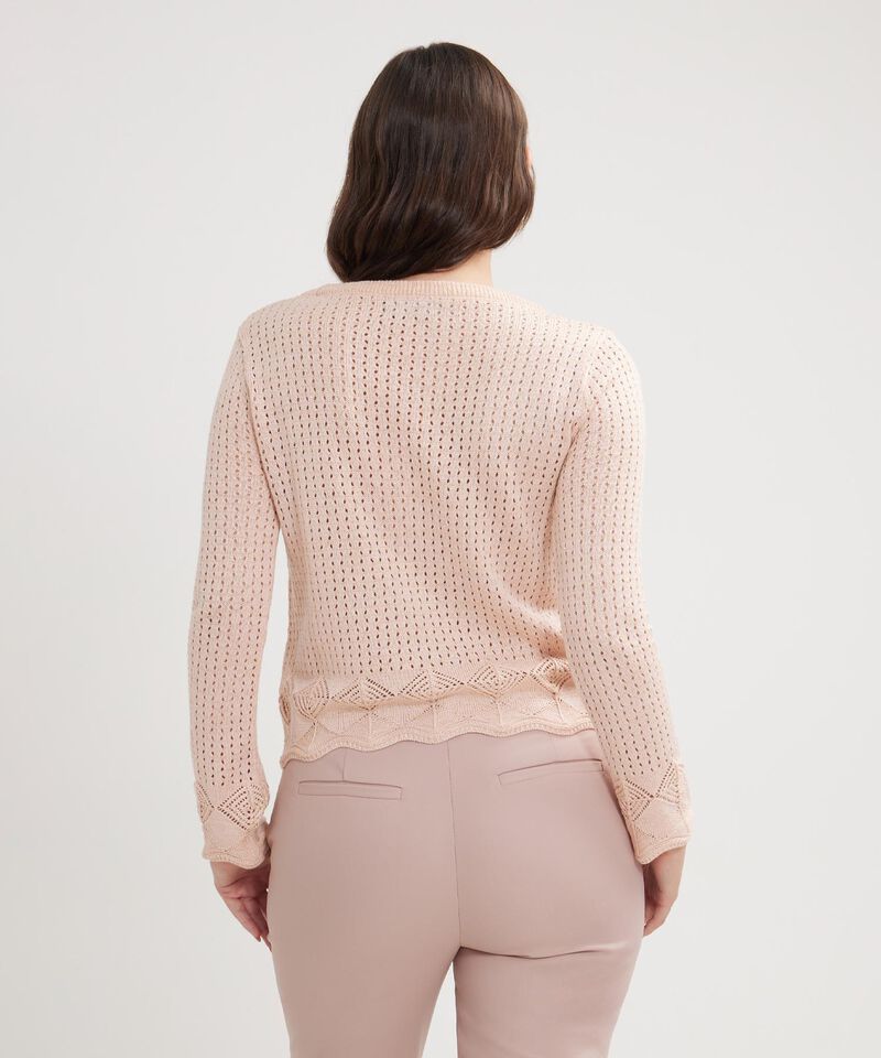 Saco Manga Larga Con Lurex