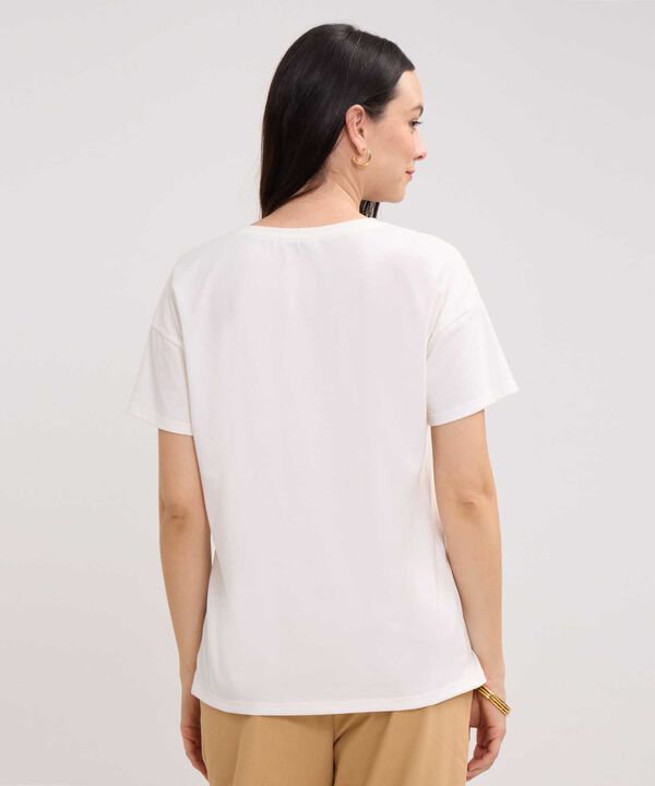 Camiseta Manga Corta Corrida Con Screen En Frente