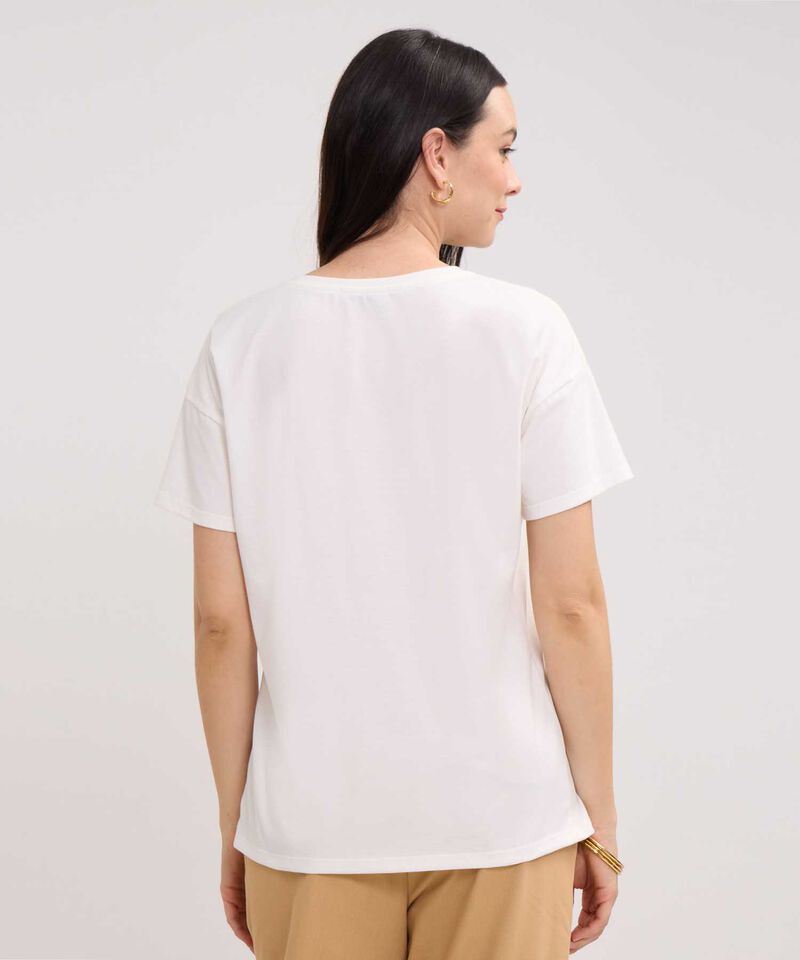 Camiseta Manga Corta Corrida Con Screen En Frente