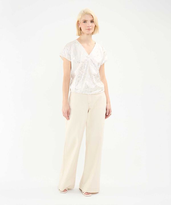 Blusa Estampado Metalizado image number null