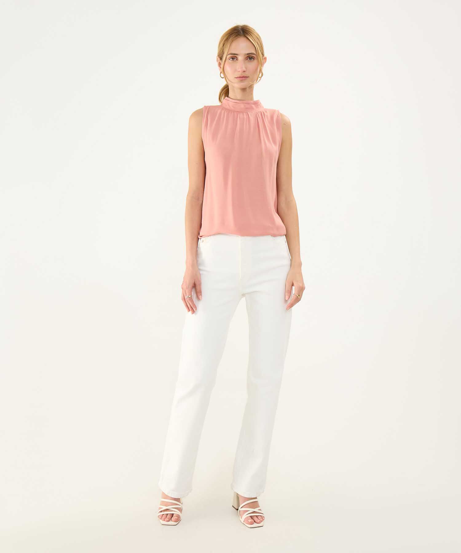 Blusa Cuello Alto