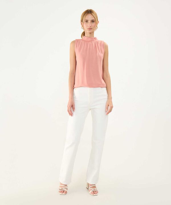 Blusa Cuello Alto image number null