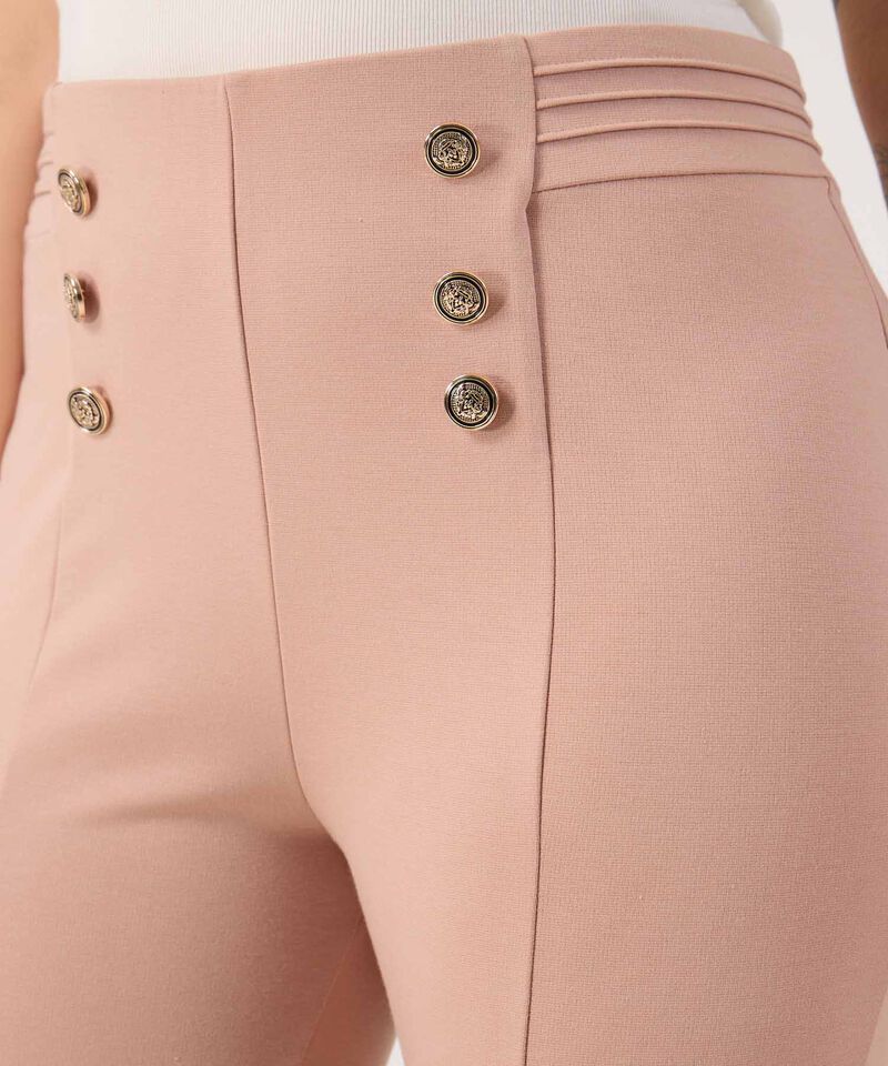 Leggins Con Botones Y Alforzas